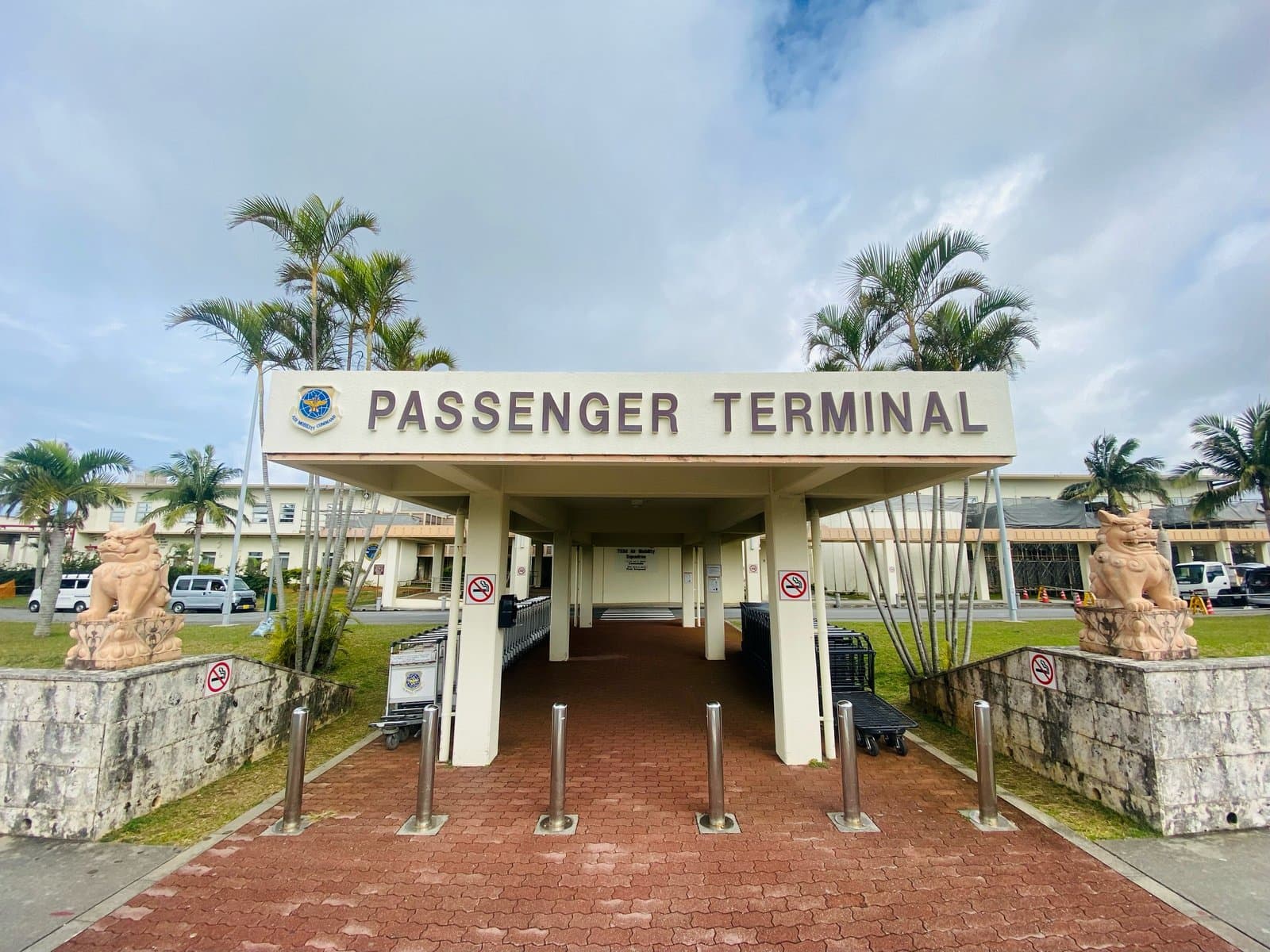 AMC passenger terminal at Kadena Air Base, Okinawa, Japan.