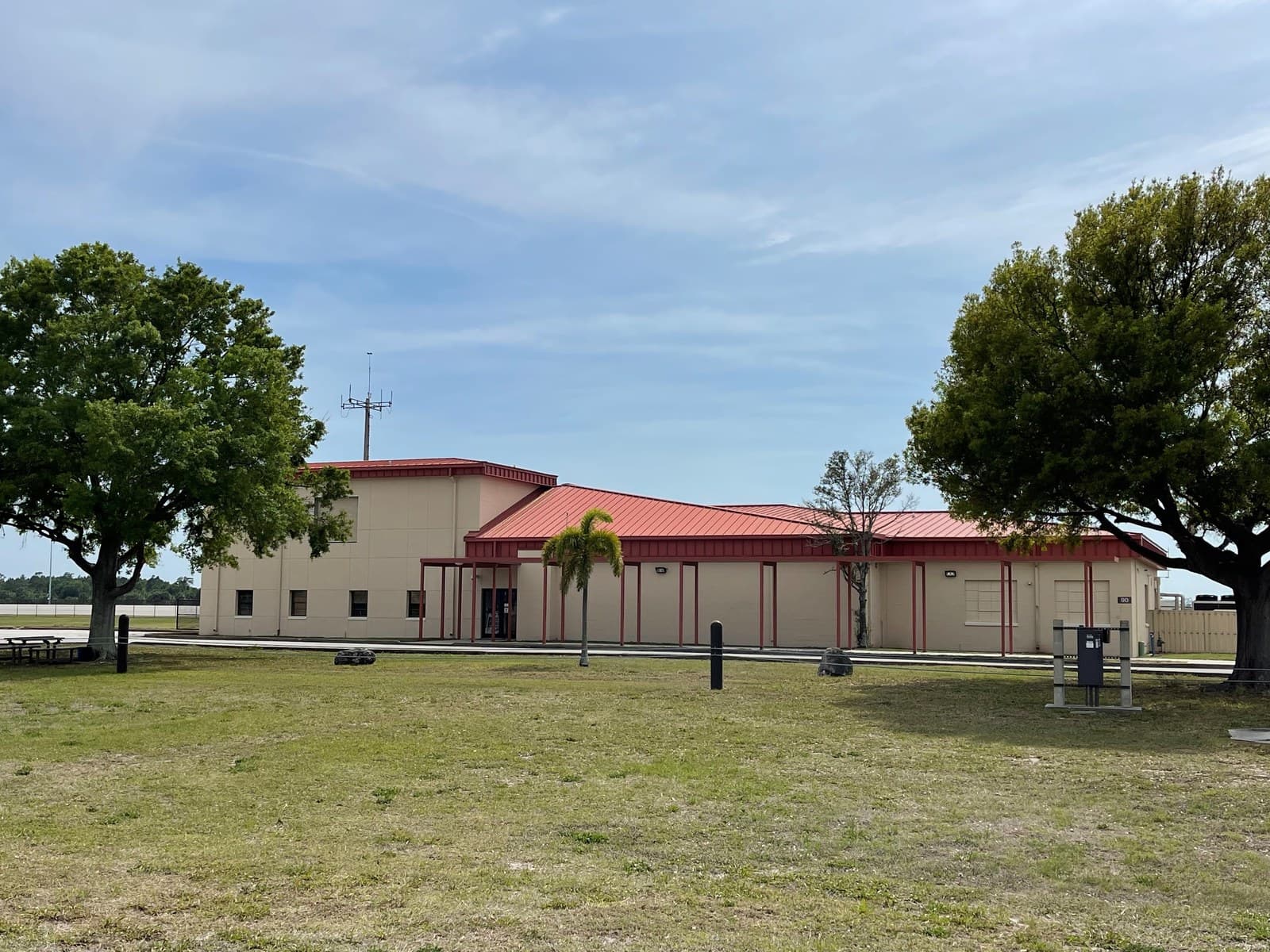 The air transportation terminal at MacDill AFB, Florida.