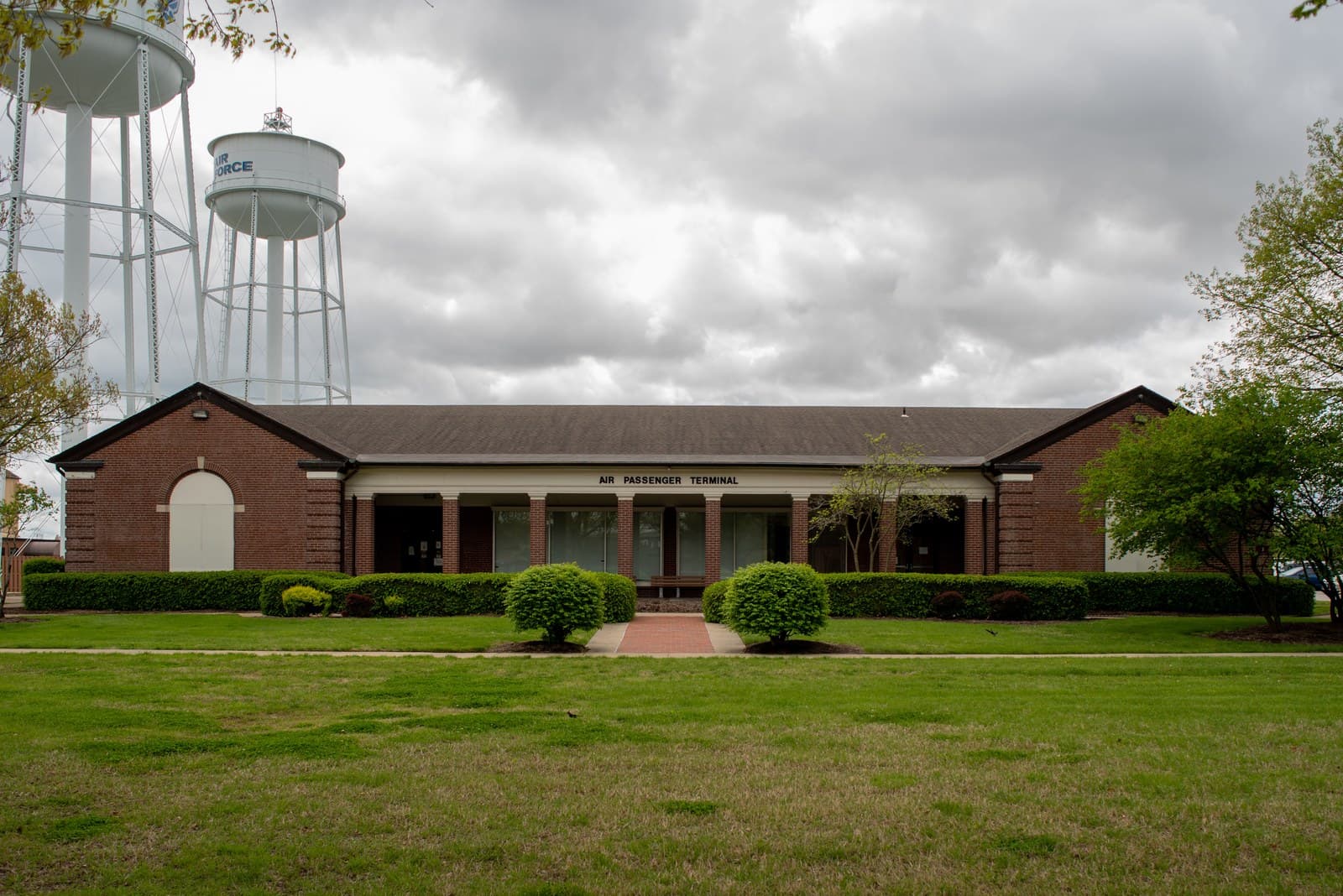 The air passenger terminal at Scott AFB, Illinois.